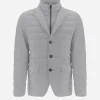 Blazer In Nuage Con Dettagli Monogram>Herno Clearance