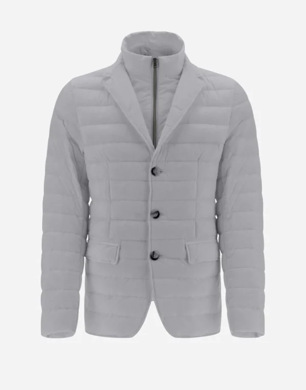 Blazer In Nuage Con Dettagli Monogram>Herno Clearance