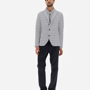 Blazer In Nuage Con Dettagli Monogram>Herno Clearance