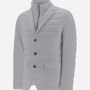 Blazer In Nuage Con Dettagli Monogram>Herno Clearance