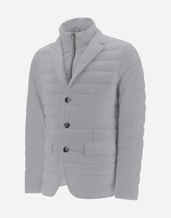 Blazer In Nuage Con Dettagli Monogram>Herno Clearance