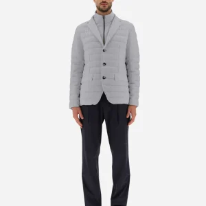 Blazer In Nuage Con Dettagli Monogram>Herno Clearance