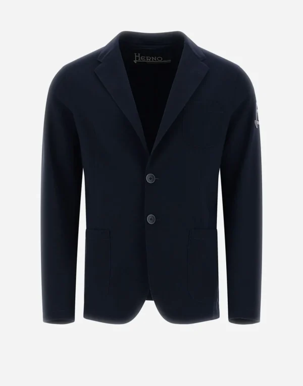 Blazer In Scuba Leggero Non Lavato>Herno Cheap