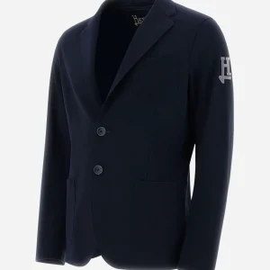 Blazer In Scuba Leggero Non Lavato>Herno Cheap