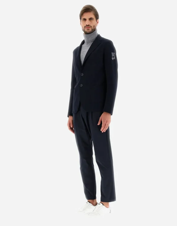 Blazer In Scuba Leggero Non Lavato>Herno Cheap