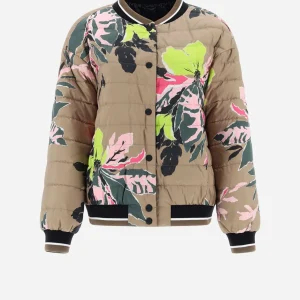 Bomber In Beta Flowers Reversibile A Nylon Ultralight E Nuage>Herno Store