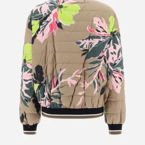 Bomber In Beta Flowers Reversibile A Nylon Ultralight E Nuage>Herno Store