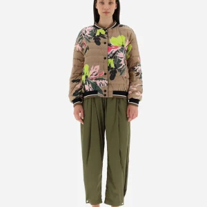 Bomber In Beta Flowers Reversibile A Nylon Ultralight E Nuage>Herno Store