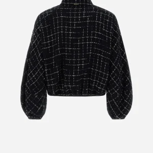 Bomber In Casual Tweed>Herno Discount