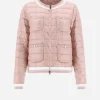 Bomber In Nylon Ultralight E Stripes Knit>Herno Clearance