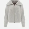 Bomber Resort In Eternity Brioche Knit>Herno Cheap