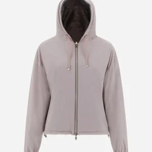 Bomber Resort In Light Nylon Stretch E Light Jersey>Herno Fashion