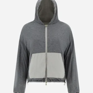 Bomber Resort In Light Nylon Stretch E Light Jersey>Herno Sale