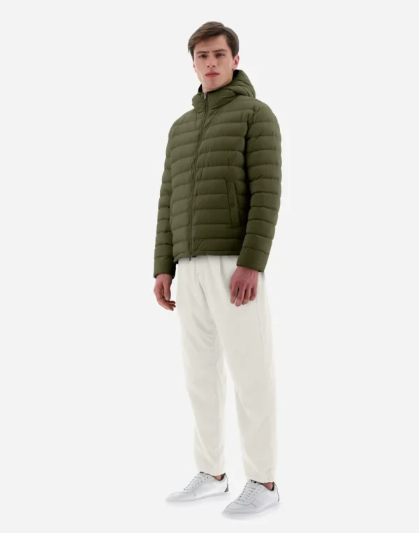 Bomber Resort In Light Nylon Stretch>Herno Flash Sale