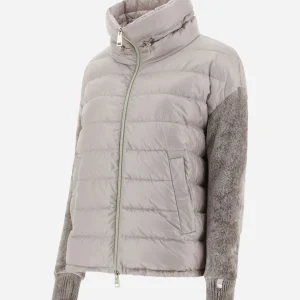 Bomber Resort In Nylon Ultralight E Chenille Knit>Herno Discount