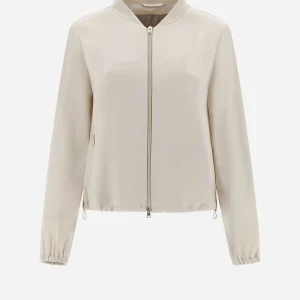 Bomber Resort In Satin Effect>Herno New