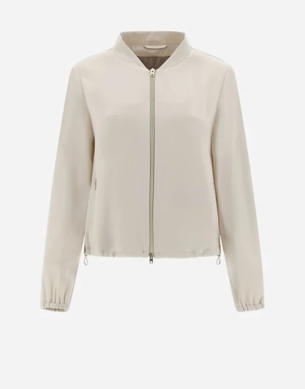 Bomber Resort In Satin Effect>Herno New