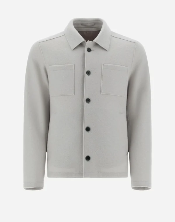 Camicia Resort In Light Boiled Wool>Herno Store