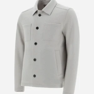 Camicia Resort In Light Boiled Wool>Herno Store