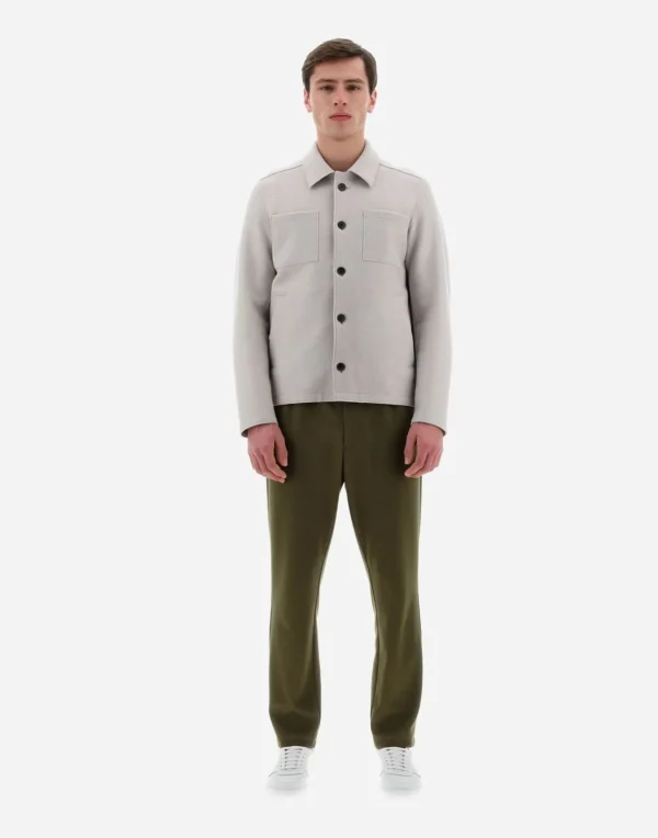 Camicia Resort In Light Boiled Wool>Herno Store