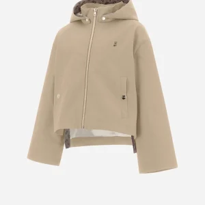 Cappa In Delon Con Dettagli Monogram>Herno Hot