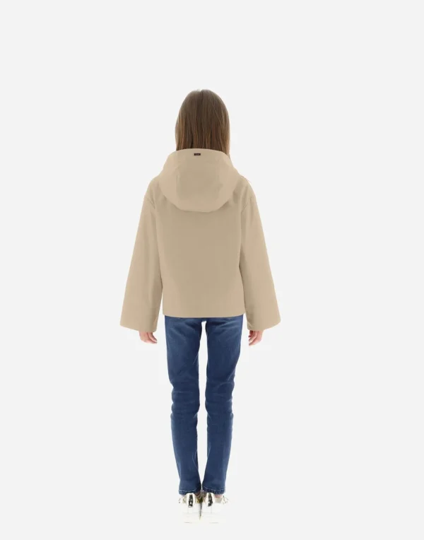 Cappa In Delon Con Dettagli Monogram>Herno Hot