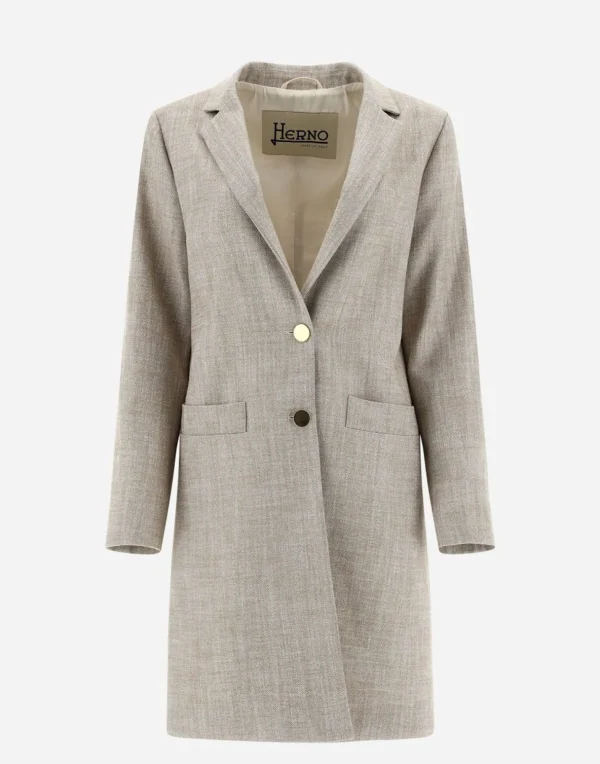 Cappotto In Luxury Twill>Herno Outlet