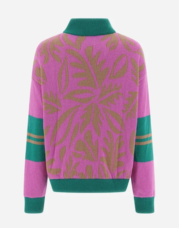 Cardigan In Cashmere Flora>Herno Cheap