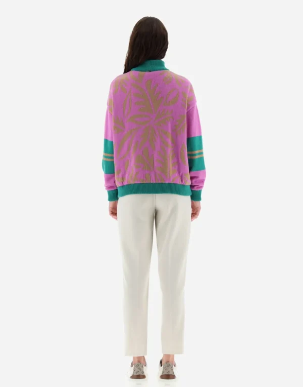 Cardigan In Cashmere Flora>Herno Cheap