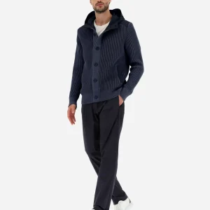 Cardigan In Zig Zag Stitch E Plaster>Herno Discount