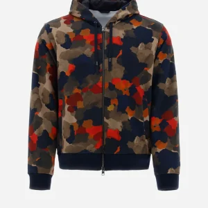 Felpa In Spring Camo Sweater>Herno Cheap