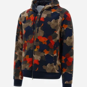 Felpa In Spring Camo Sweater>Herno Cheap