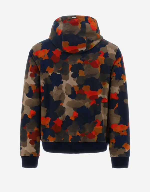 Felpa In Spring Camo Sweater>Herno Cheap