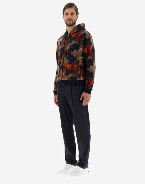 Felpa In Spring Camo Sweater>Herno Cheap