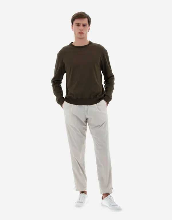 Felpa Resort In Basic Cotton>Herno New