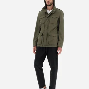 Field Jacket Tigri Lavato>Herno Clearance