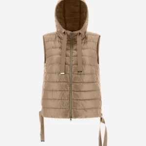 Gilet Con Cappuccio In Nylon Ultralight>Herno Clearance