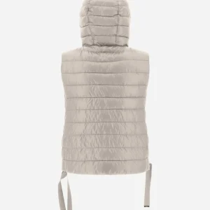 Gilet Con Cappuccio In Nylon Ultralight>Herno Flash Sale