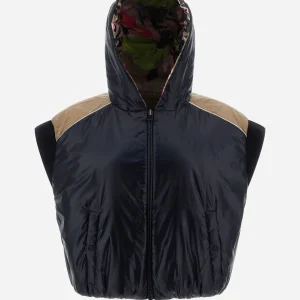 Gilet In Beta Flowers Reversibile A Nylon Ultralight E Nuage>Herno Online