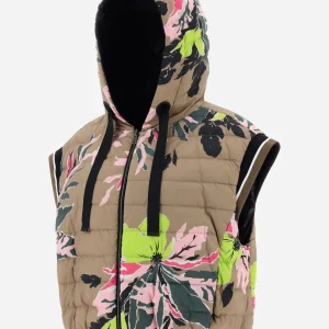 Gilet In Beta Flowers Reversibile A Nylon Ultralight E Nuage>Herno Online