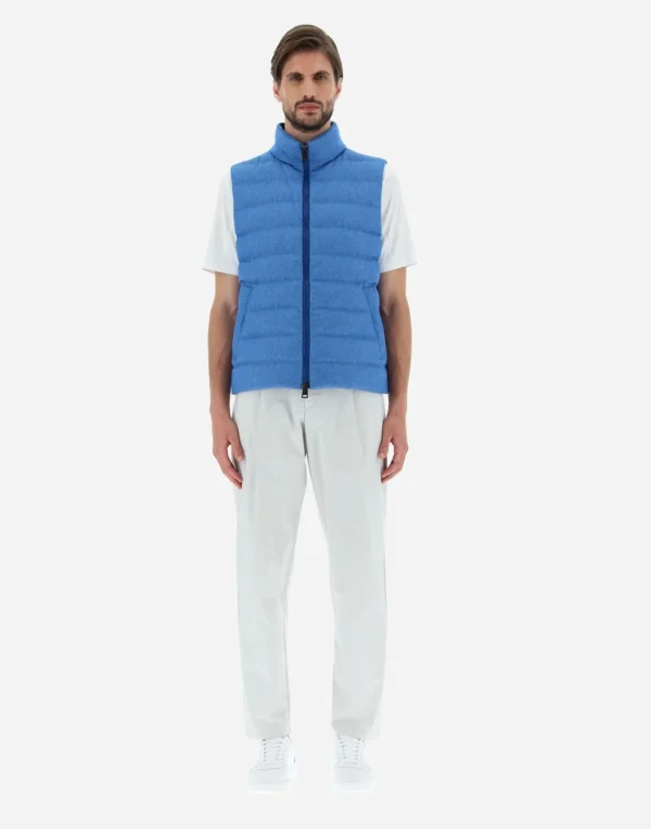 Gilet In Cashmere E Seta>Herno Discount