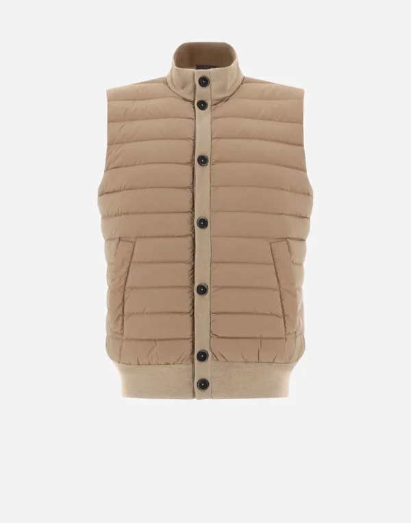 Gilet In Lana Seta E Nuage>Herno Best Sale