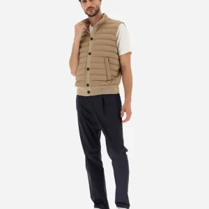 Gilet In Lana Seta E Nuage>Herno Best Sale