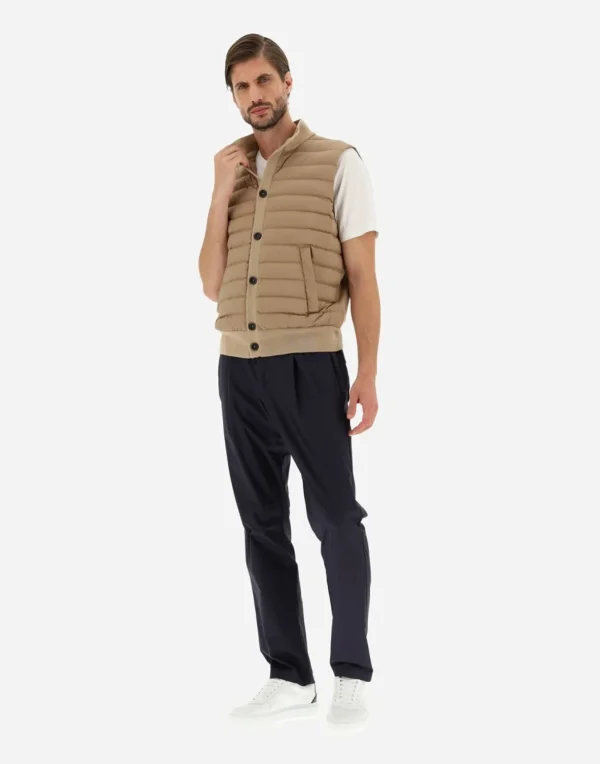 Gilet In Lana Seta E Nuage>Herno Best Sale