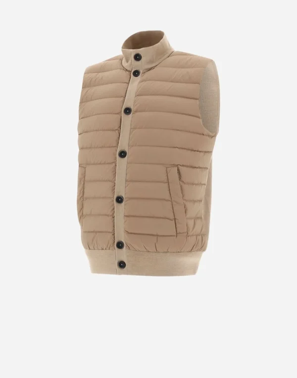 Gilet In Lana Seta E Nuage>Herno Best Sale