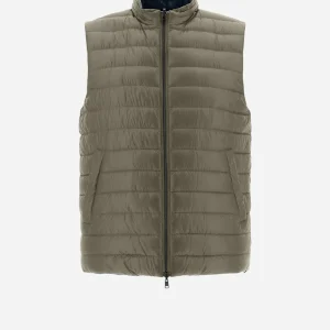 Gilet In Nylon Ultralight Reversibile Bicolore>Herno Discount