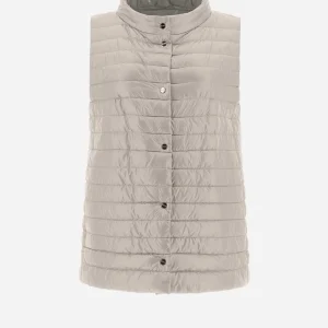 Gilet In Nylon Ultralight Reversibile Bicolore>Herno Outlet