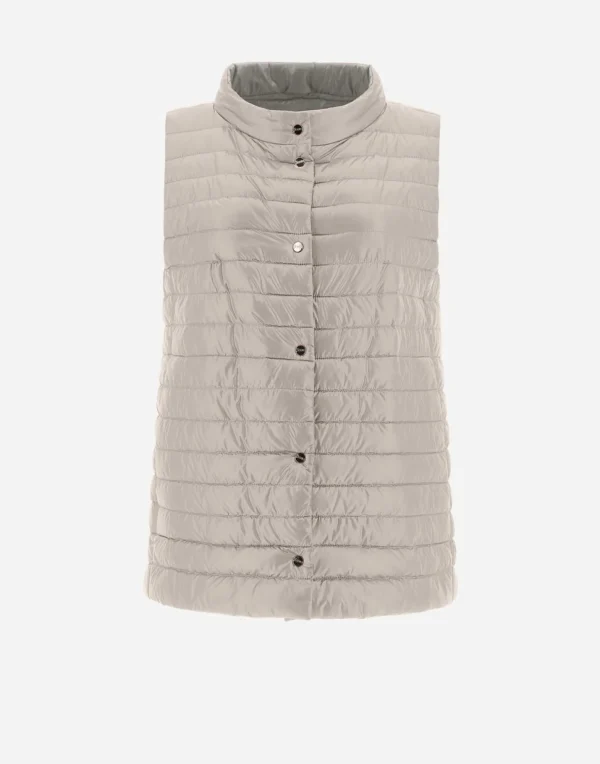 Gilet In Nylon Ultralight Reversibile Bicolore>Herno Outlet