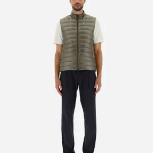 Gilet In Nylon Ultralight Reversibile Bicolore>Herno Clearance