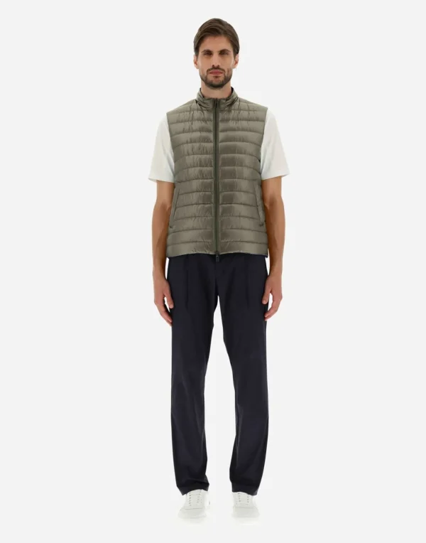 Gilet In Nylon Ultralight Reversibile Bicolore>Herno Clearance